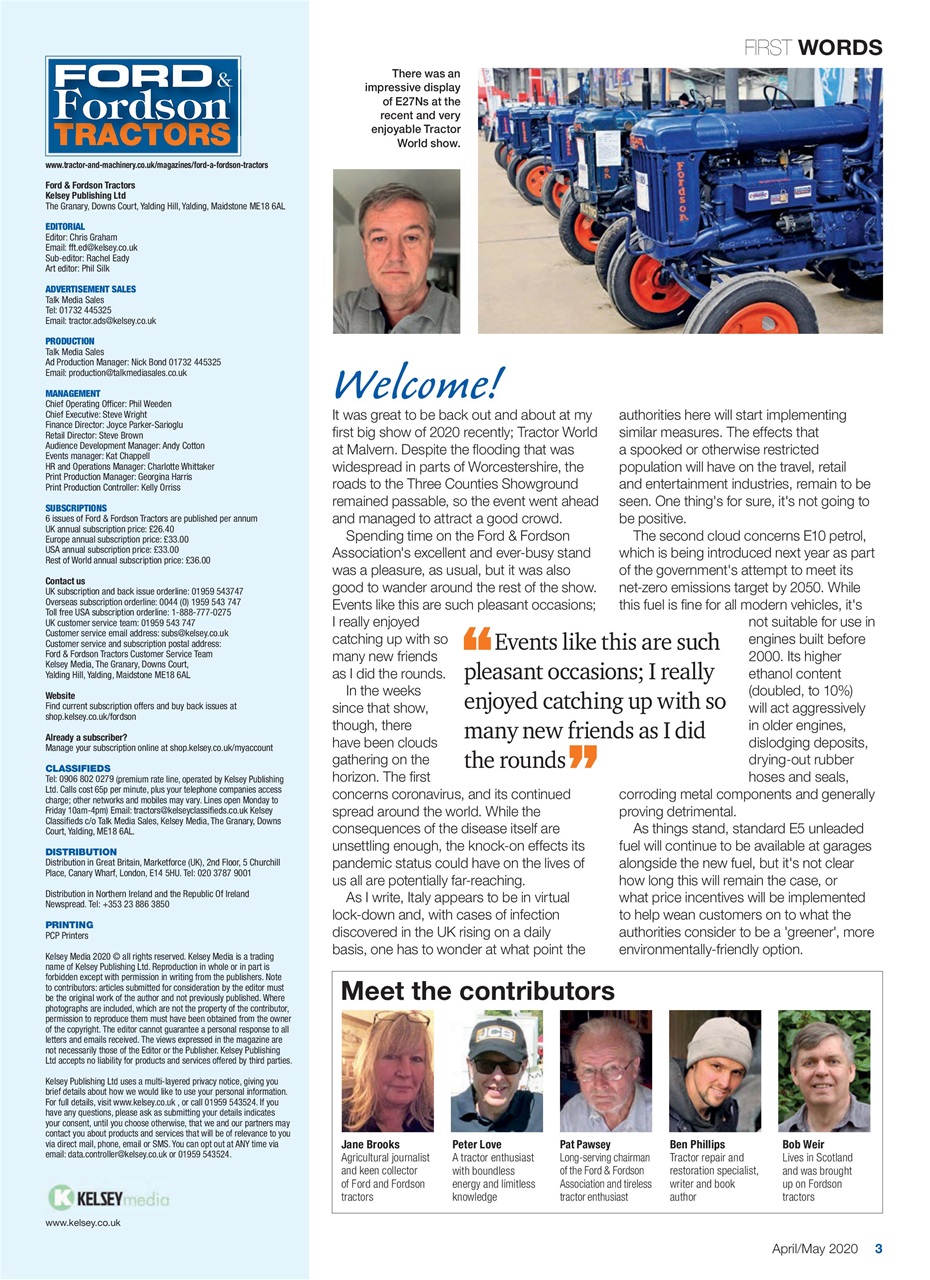 Ford & Fordson Preview Pages