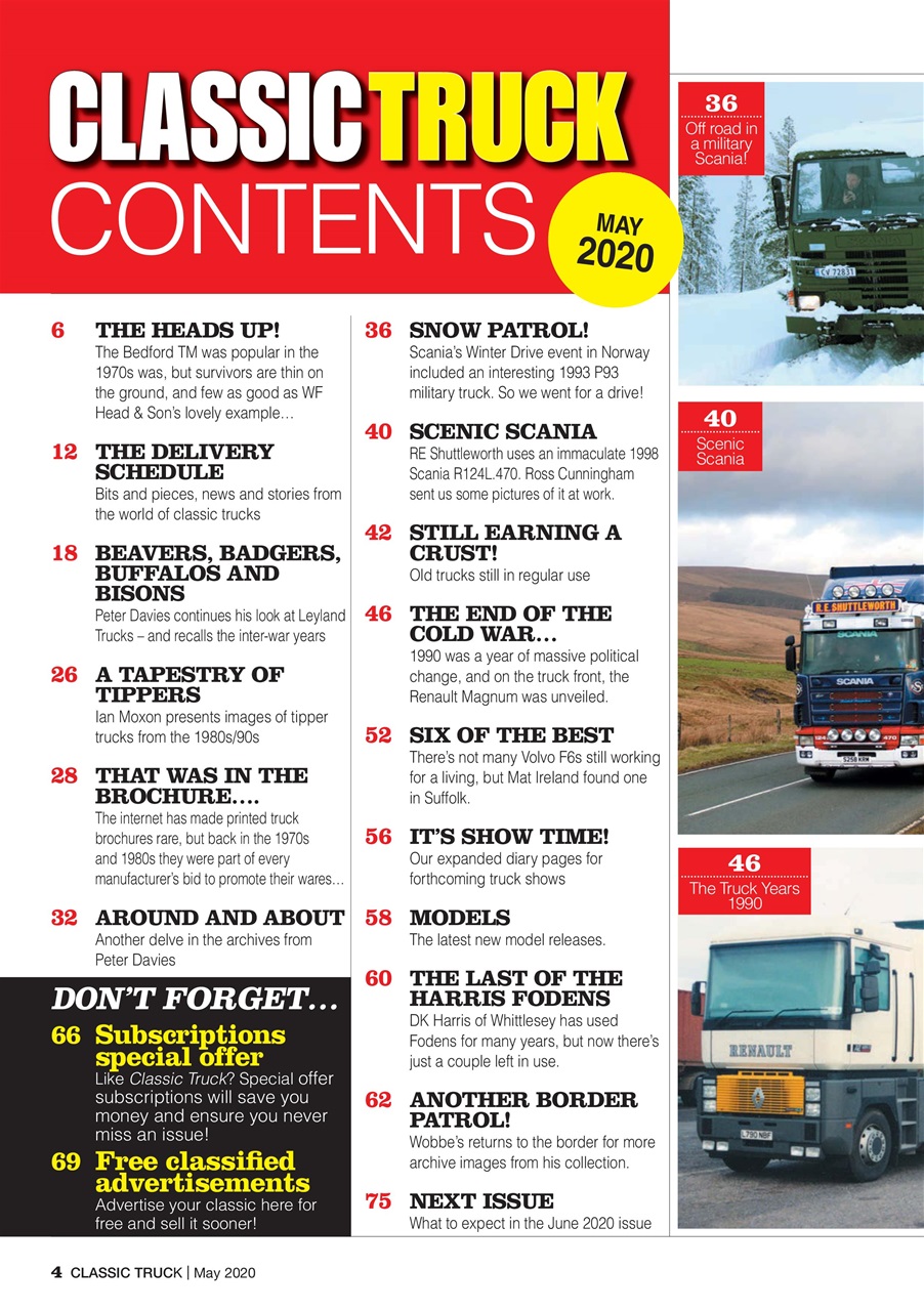 Classic Truck (OLD) Preview Pages