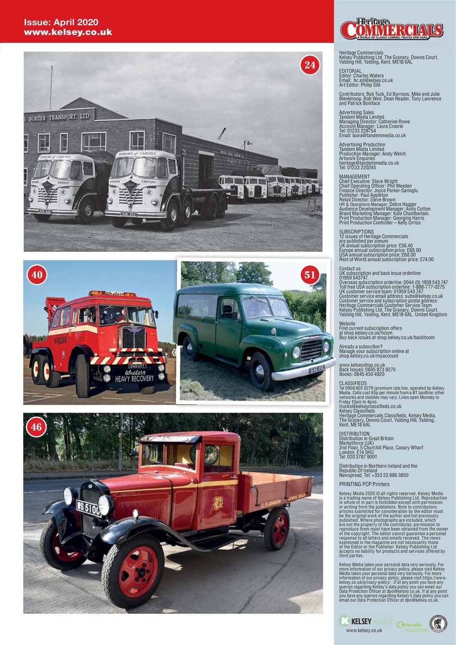 Heritage Commercials Magazine Preview Pages