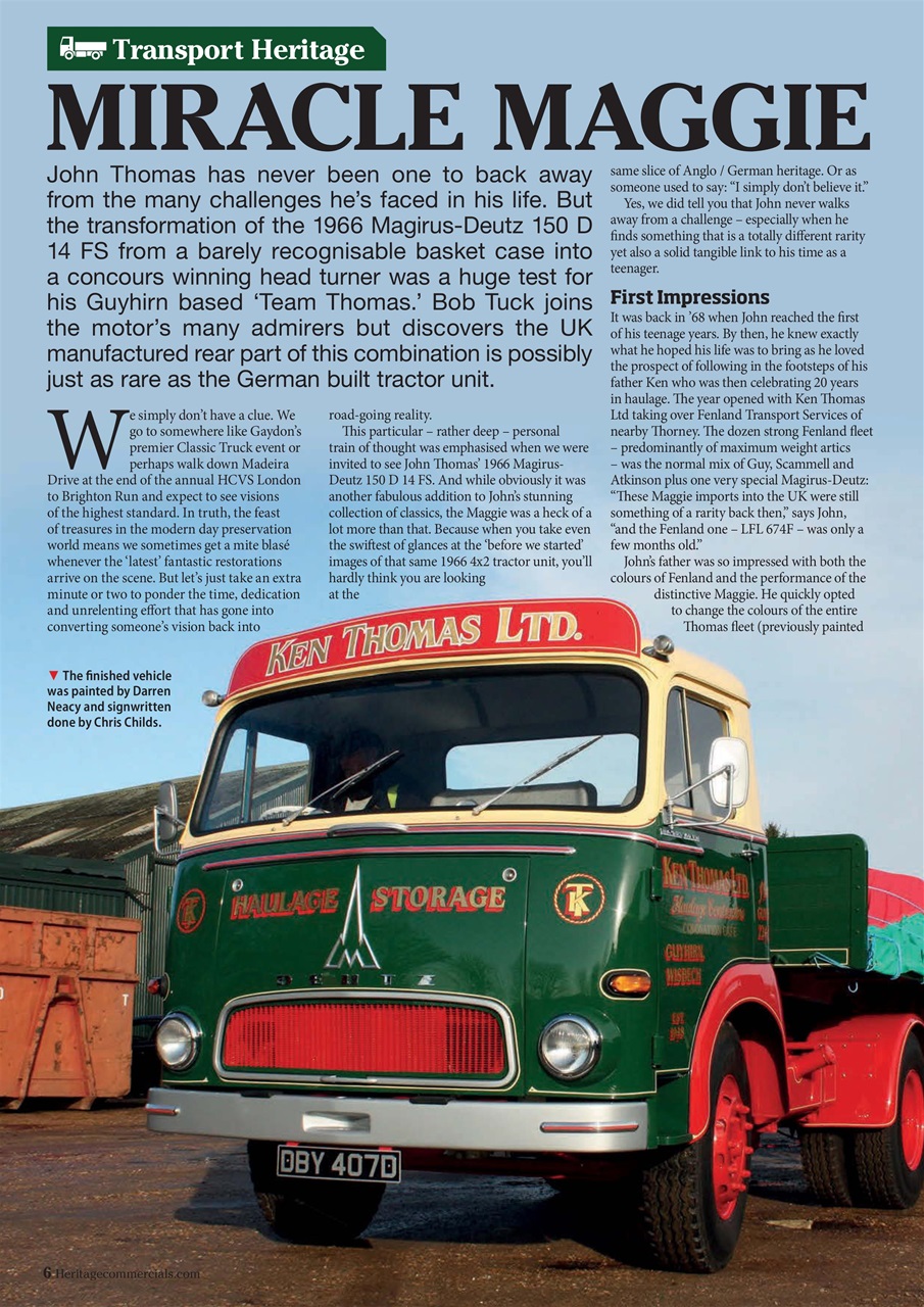 Heritage Commercials Magazine Preview Pages
