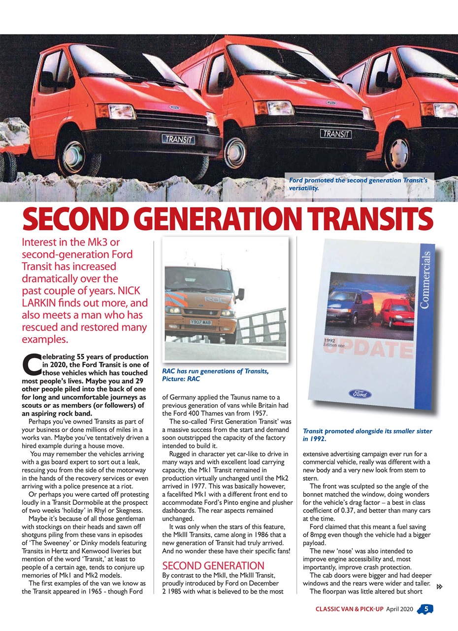 Classic Van & Pick-up Preview Pages