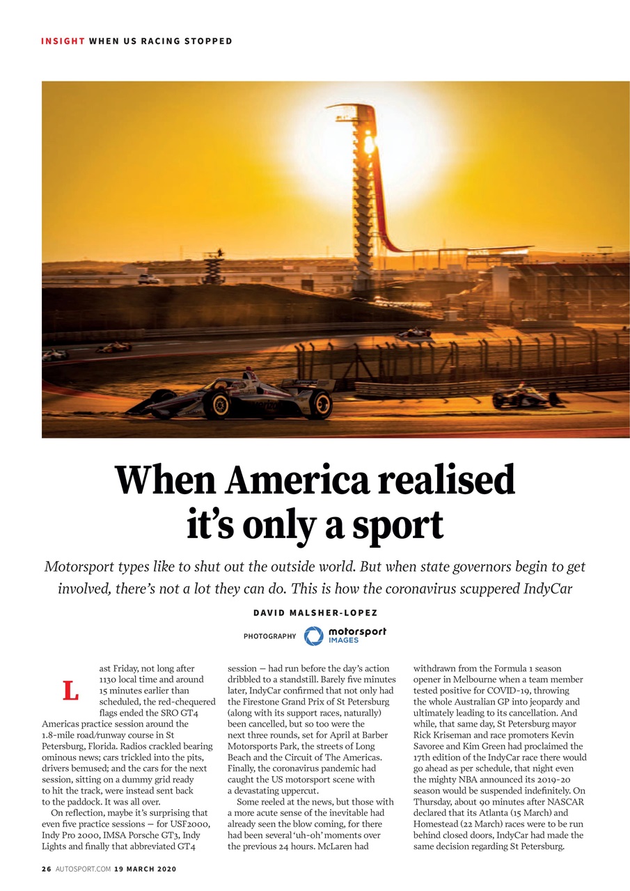 Autosport Preview Pages