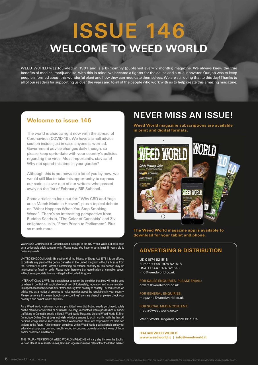 Weed World Preview Pages