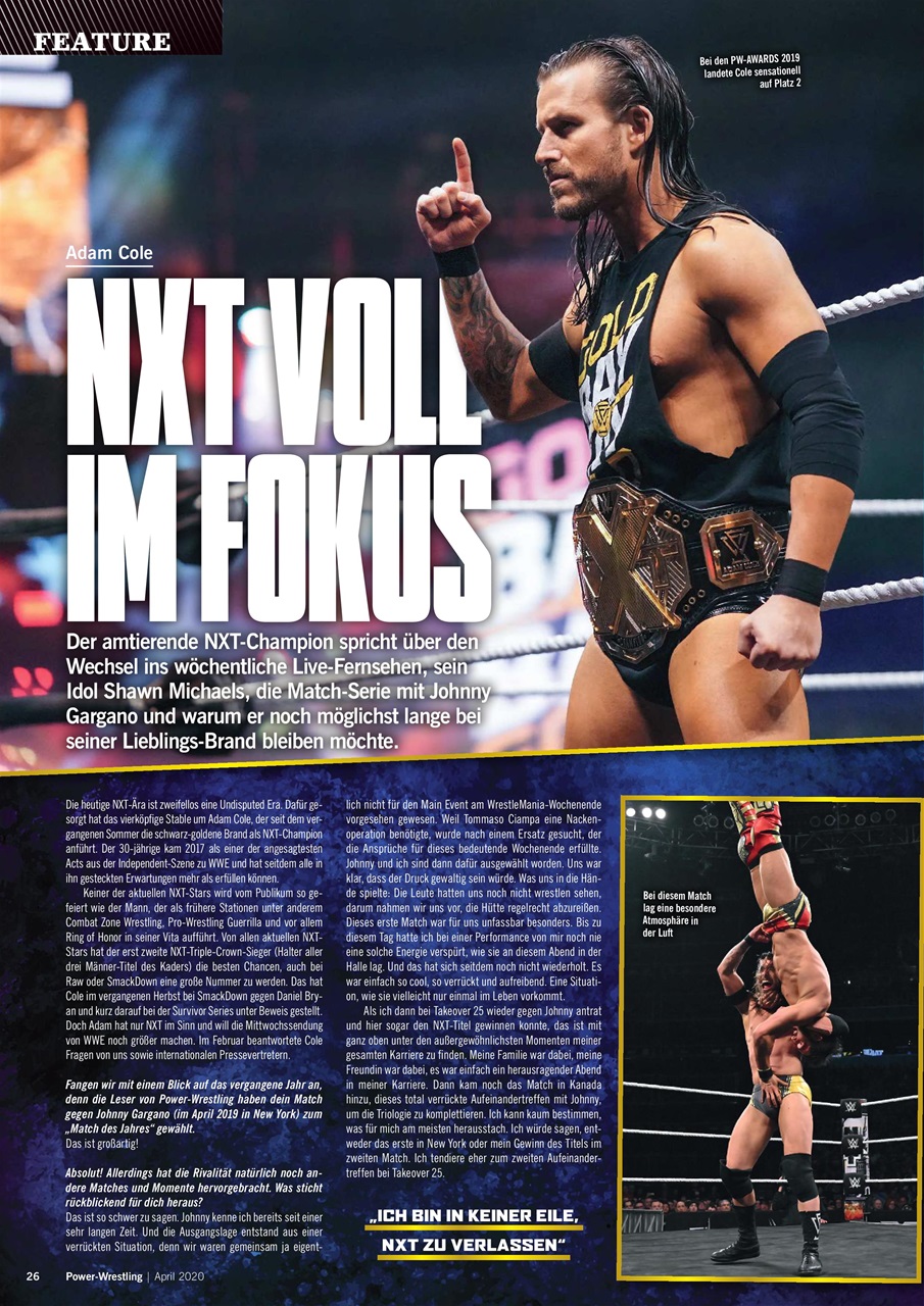 Power-Wrestling Preview Pages