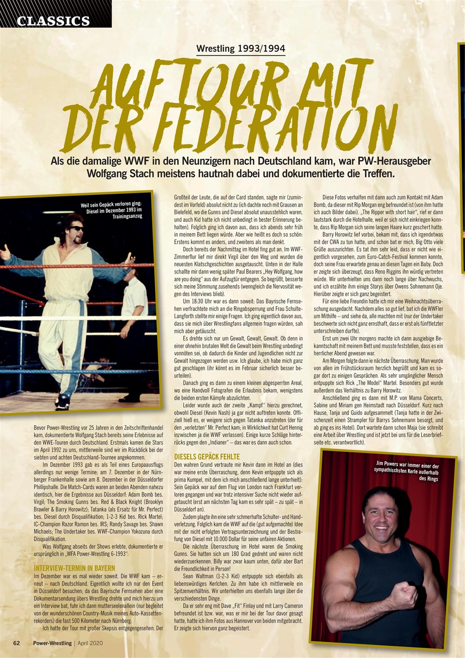 Power-Wrestling Preview Pages