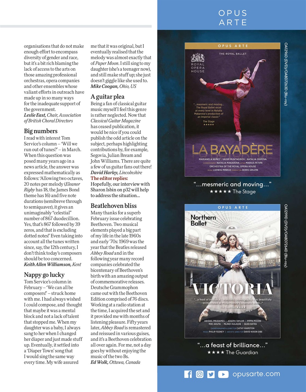 BBC Music Magazine Preview Pages