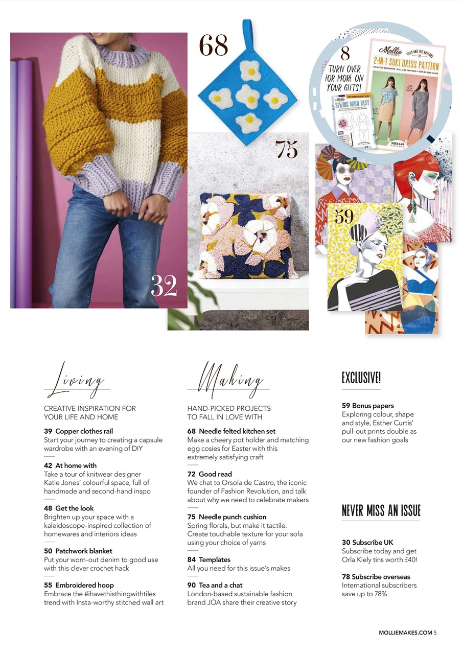 Mollie magazine Preview Pages