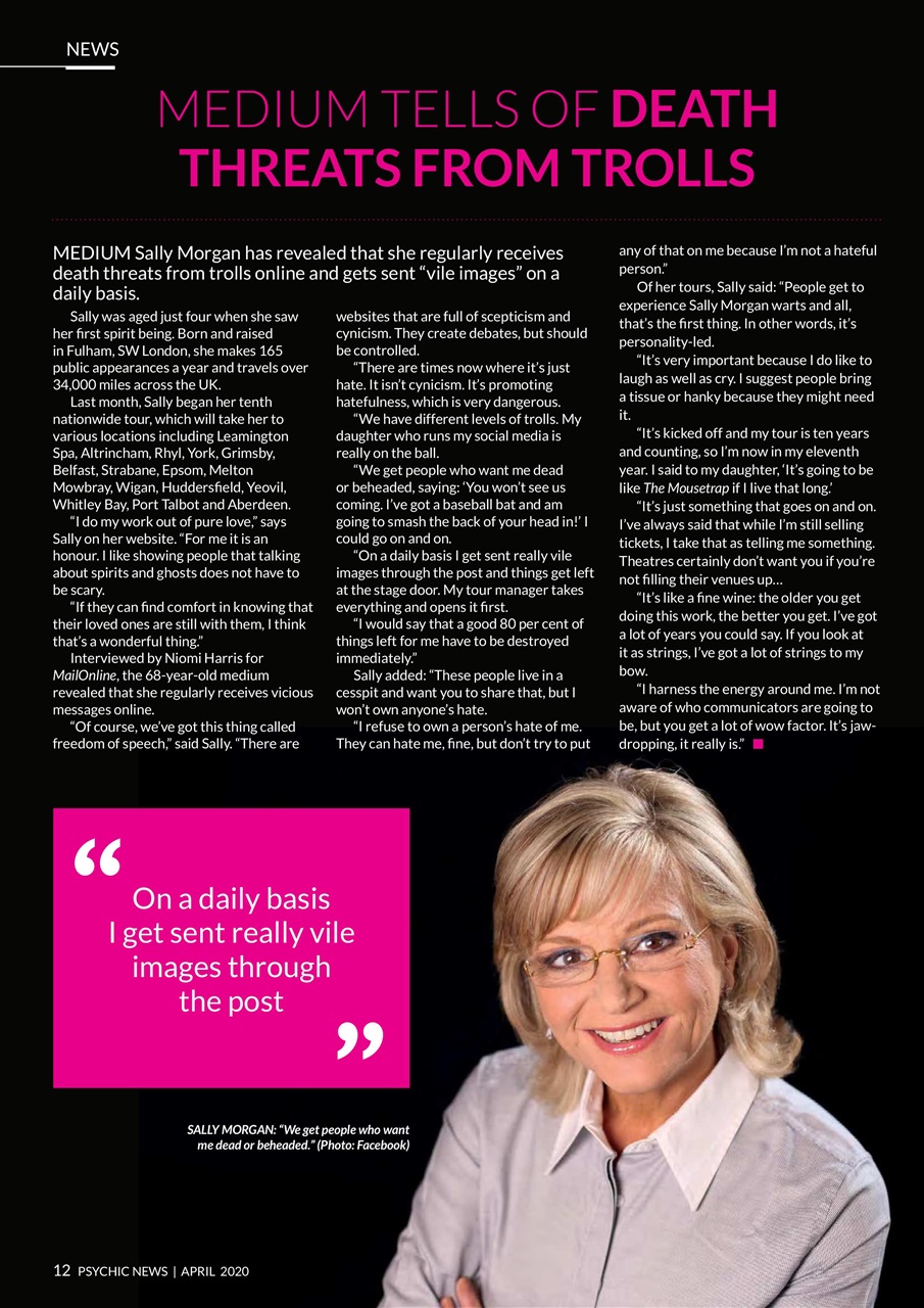 Psychic News Preview Pages
