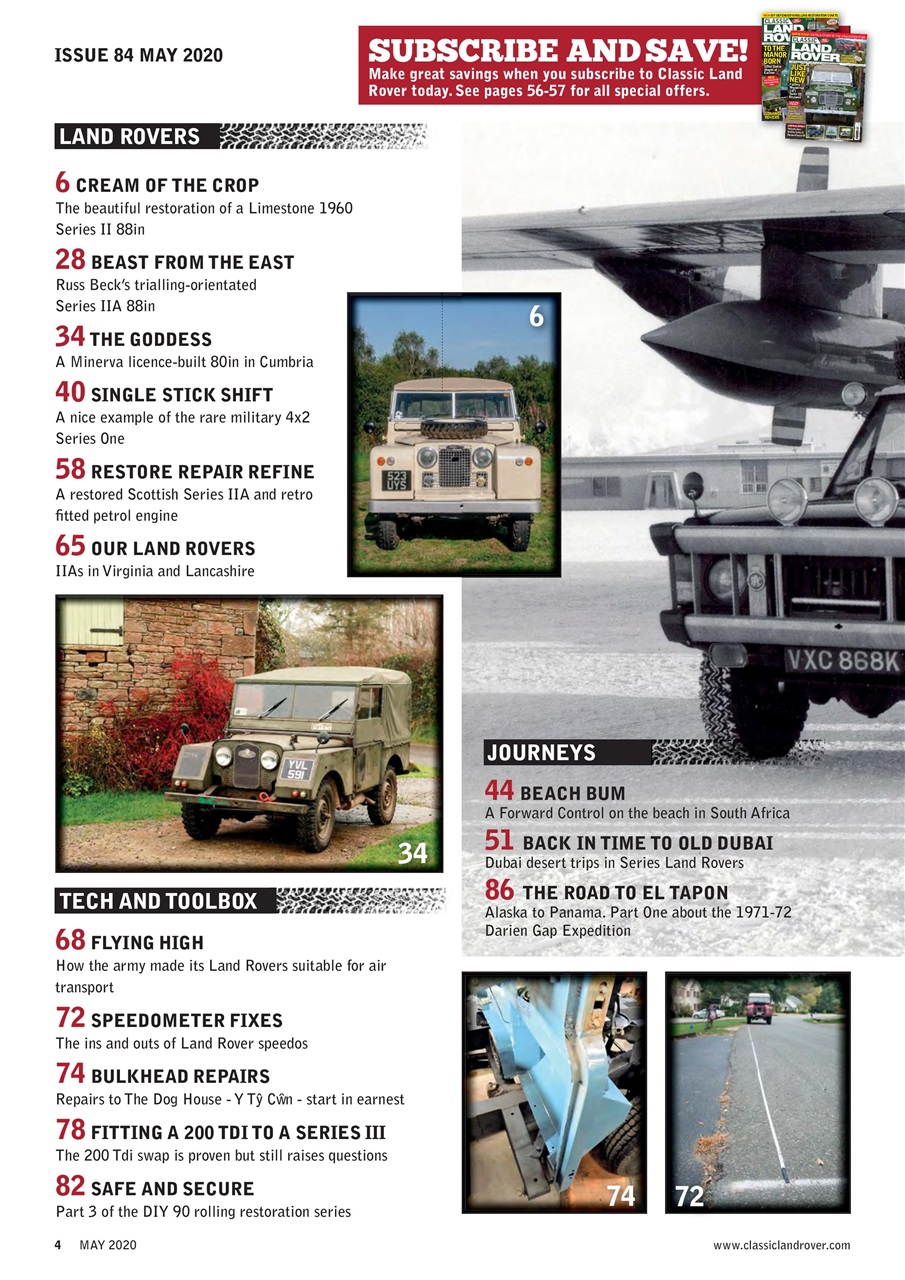 Classic Land Rover Magazine Preview Pages