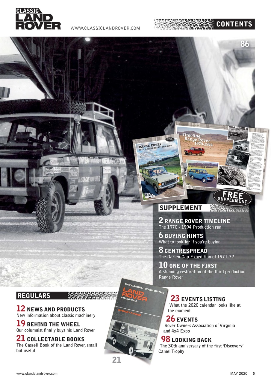 Classic Land Rover Magazine Preview Pages