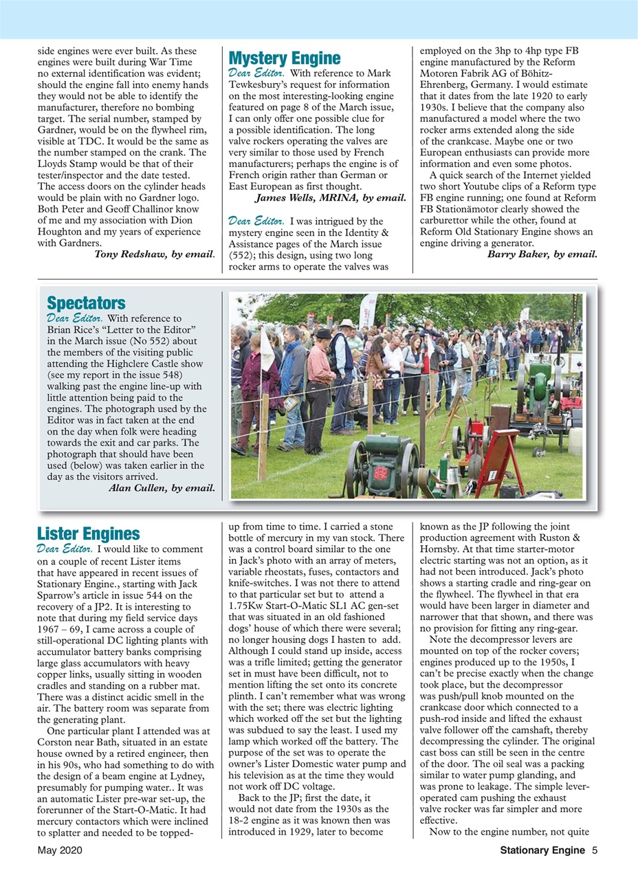 Stationary Engine Preview Pages