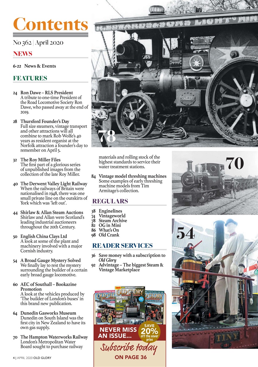 Old Glory Magazine Preview Pages