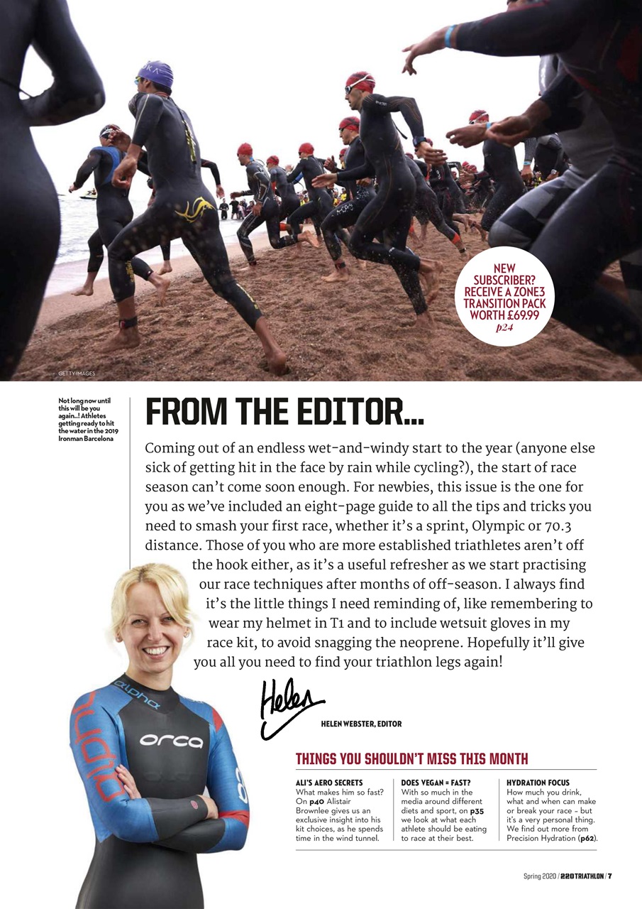 220 Triathlon Magazine Preview Pages