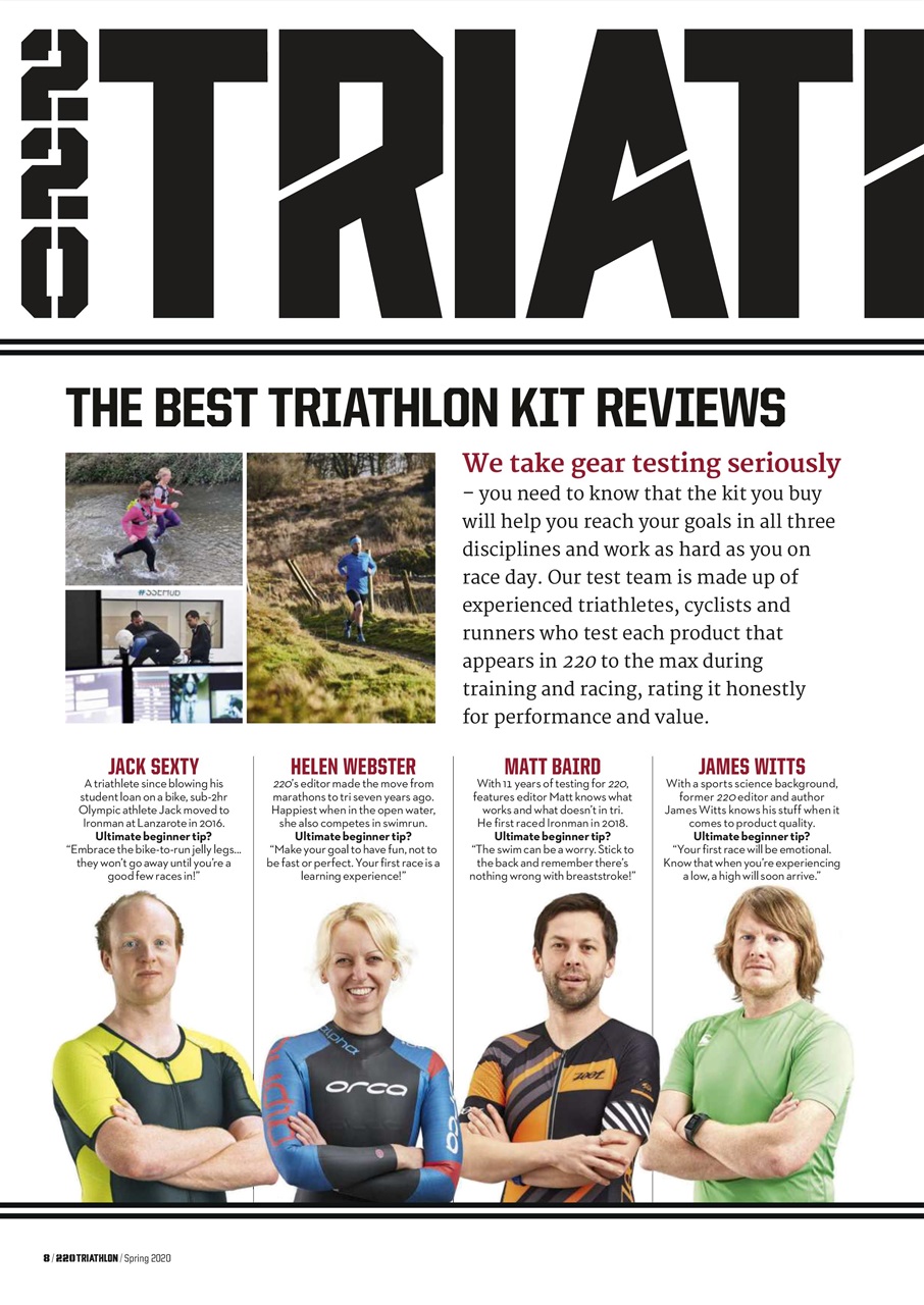 220 Triathlon Magazine Preview Pages