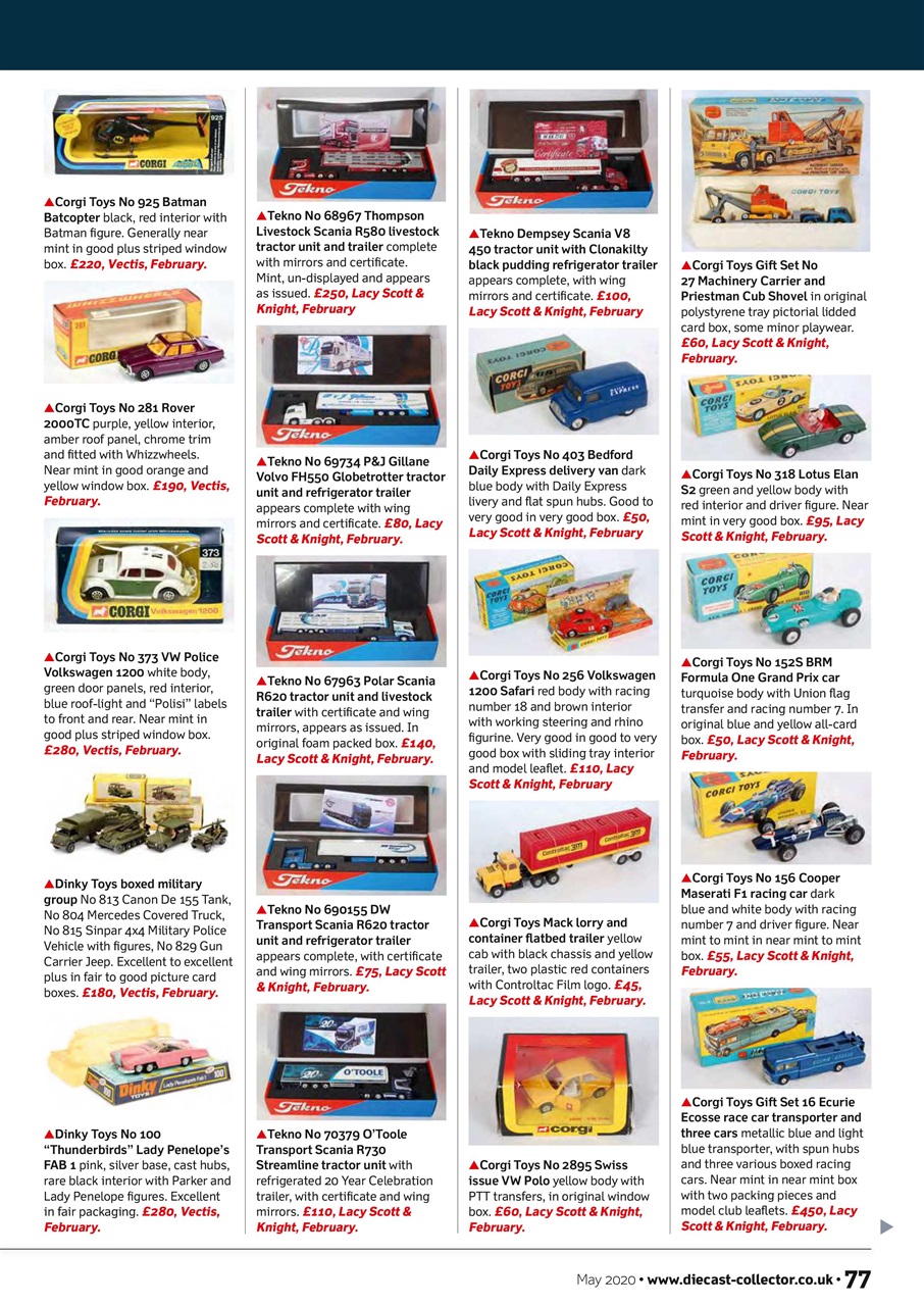 Diecast Collector Preview Pages