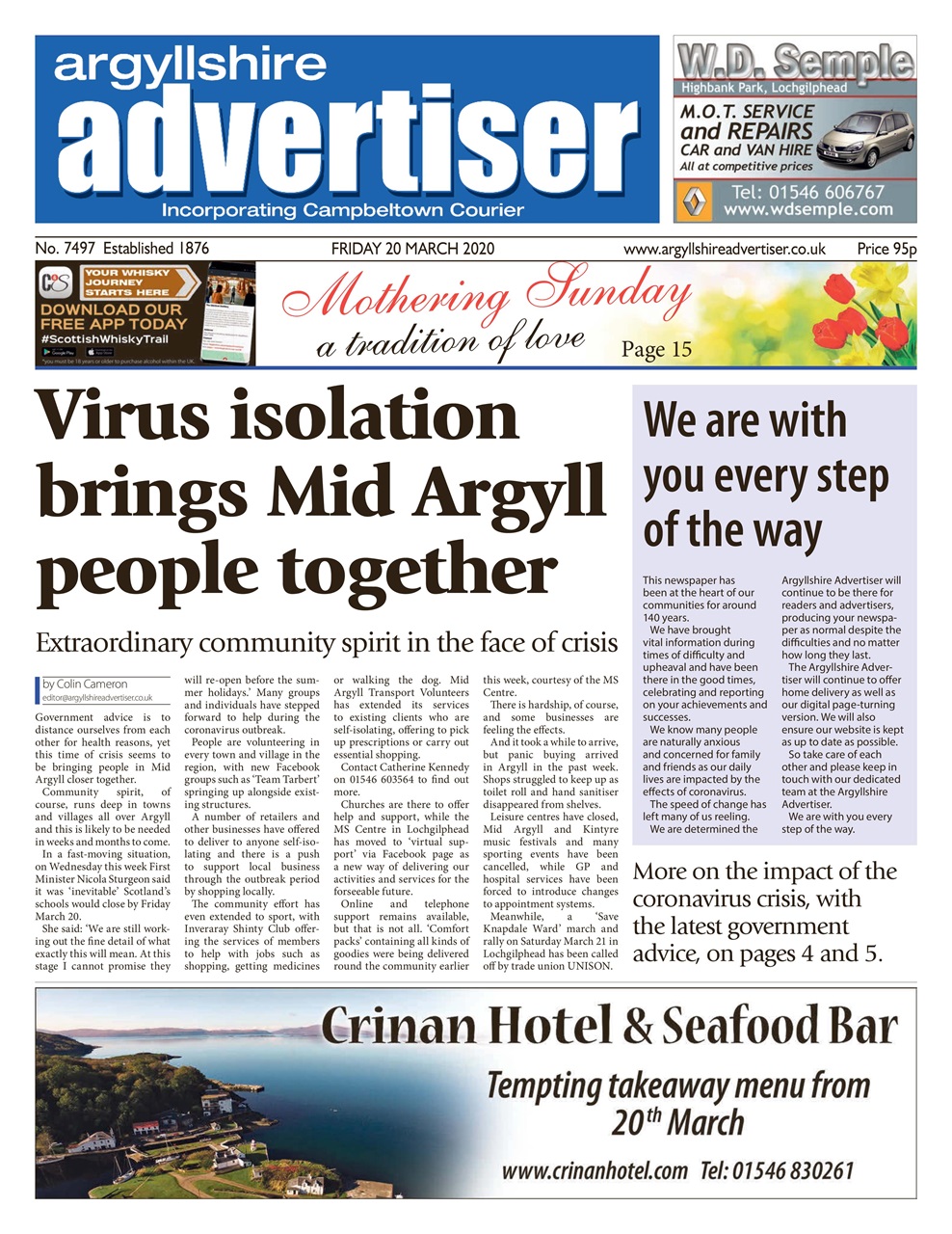 Argyllshire Advertiser Preview Pages
