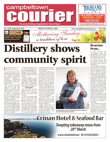 Campbeltown Courier issue 20/03/2020