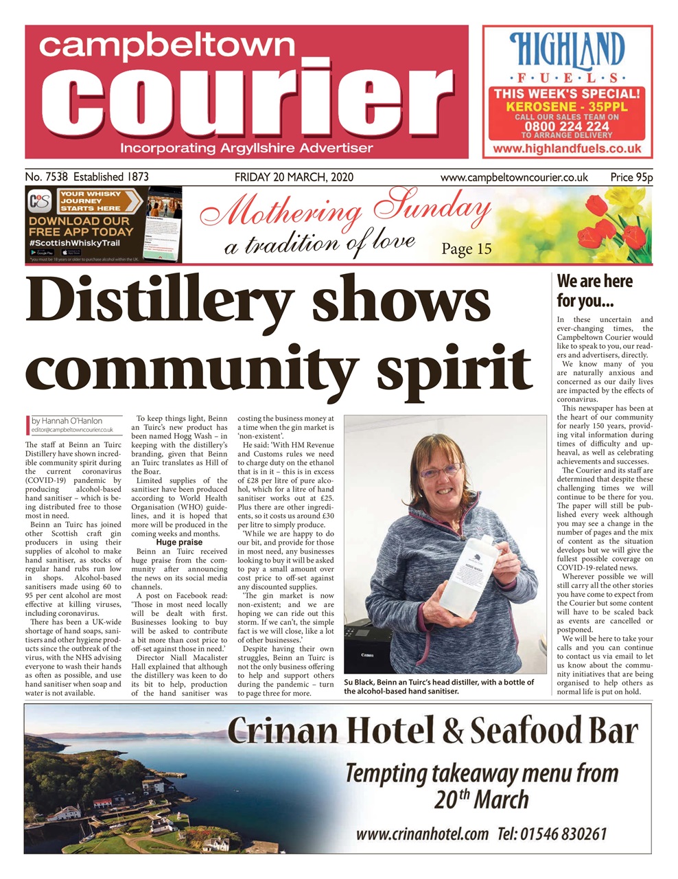 Campbeltown Courier Preview Pages