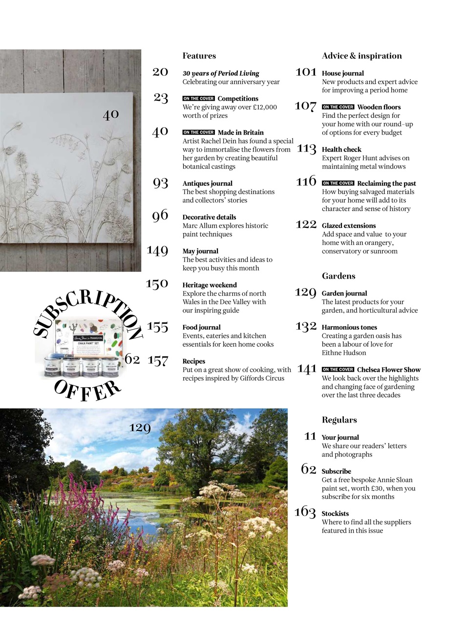 Period Living Magazine Preview Pages
