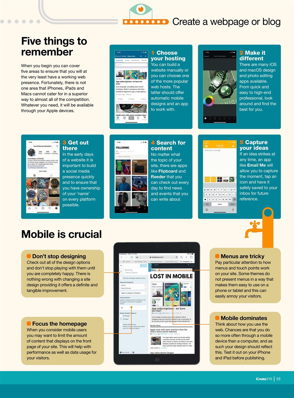 iCreate Preview Pages