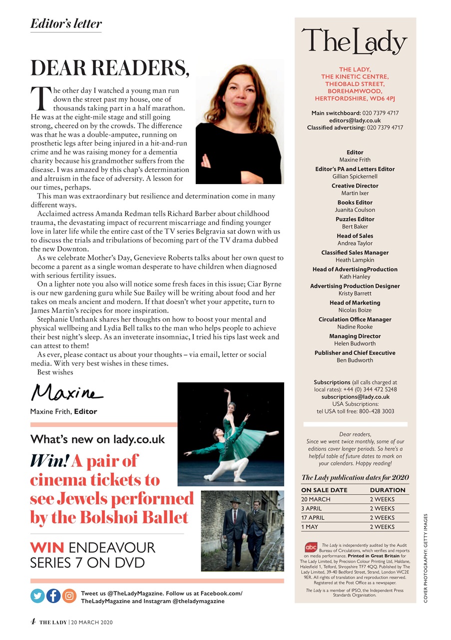 The Lady Preview Pages