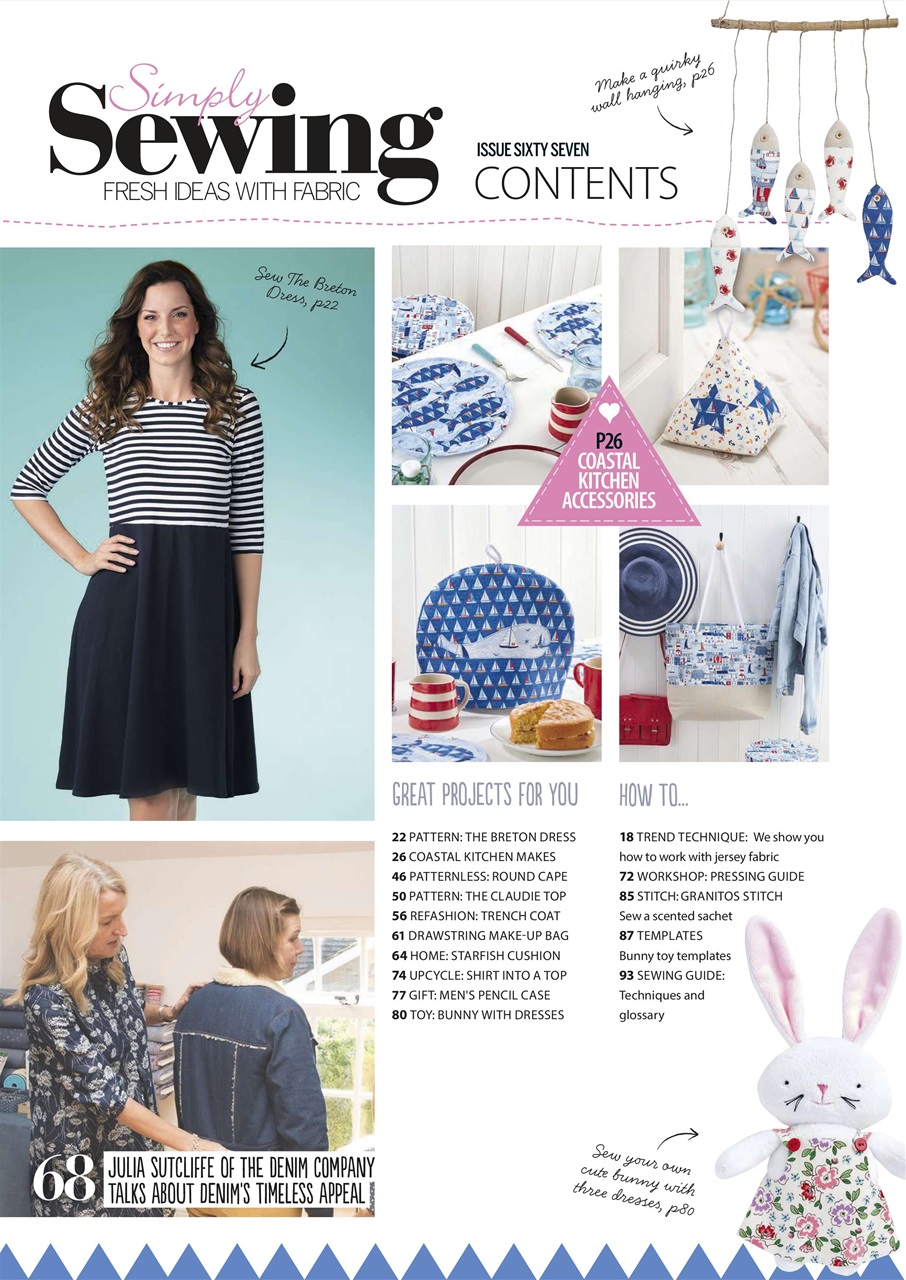 Simply Sewing Preview Pages