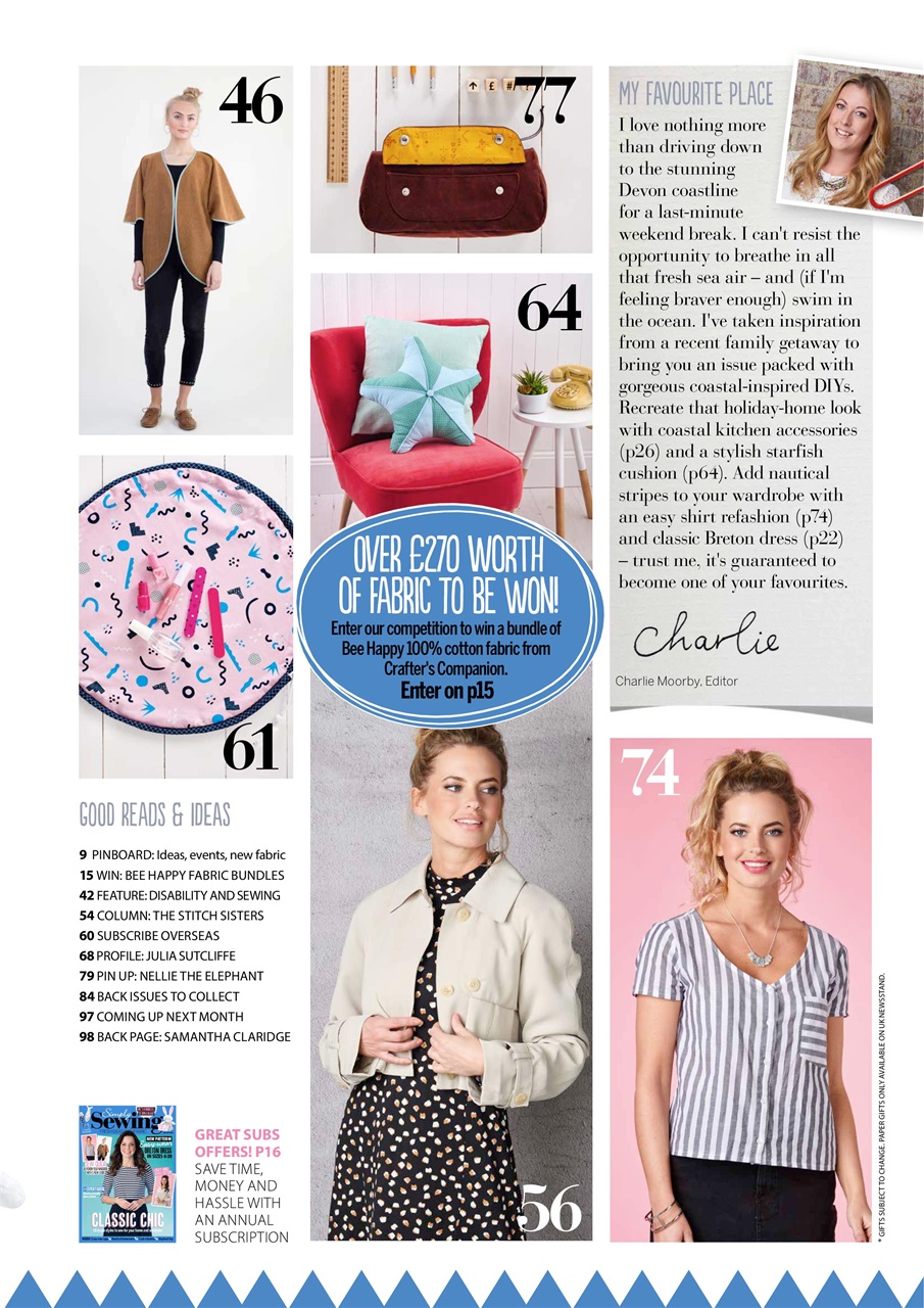 Simply Sewing Preview Pages