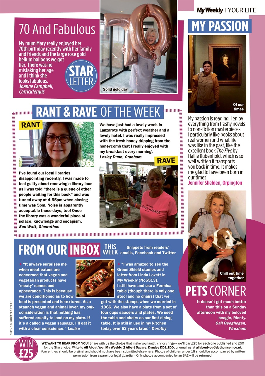 My Weekly Preview Pages