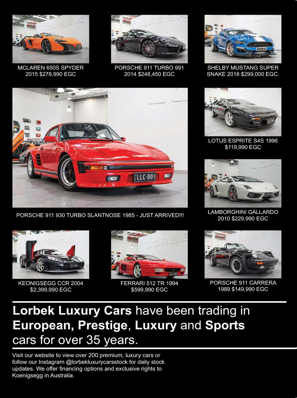 JUST CARS Preview Pages