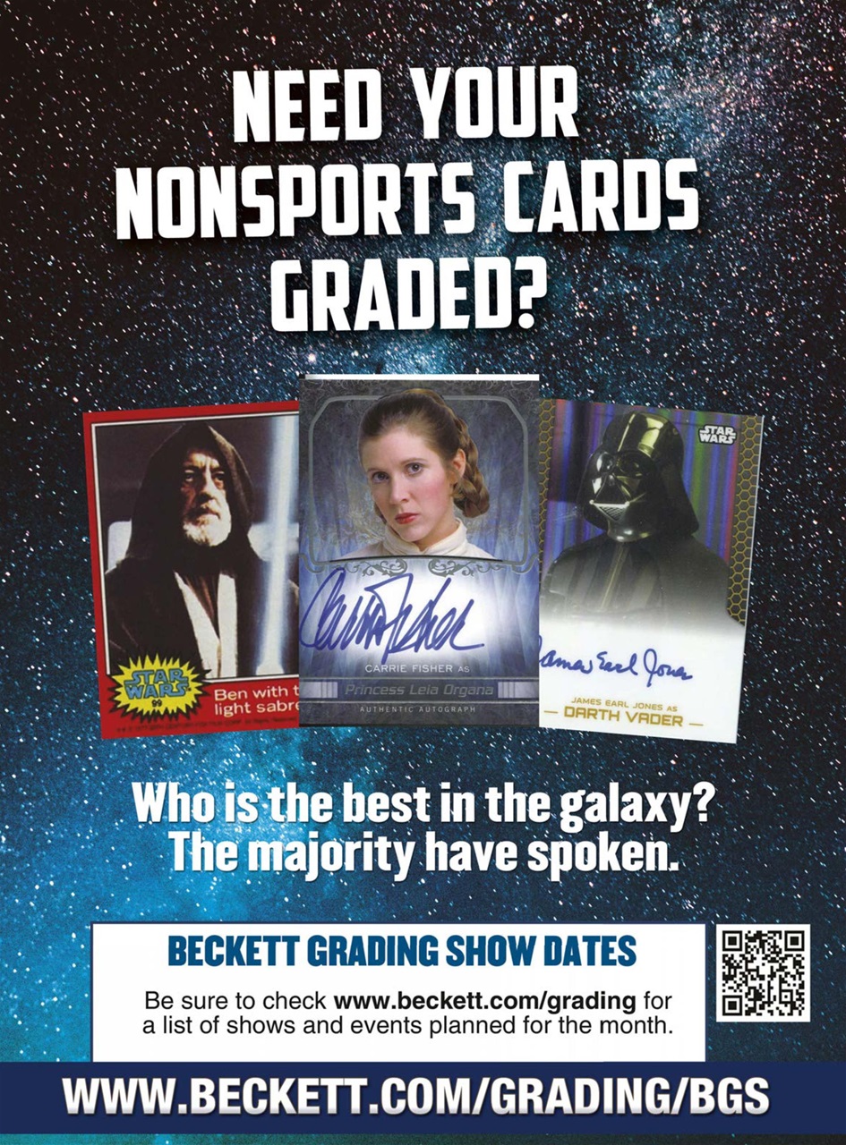 Non-Sport Update Magazine Preview Pages