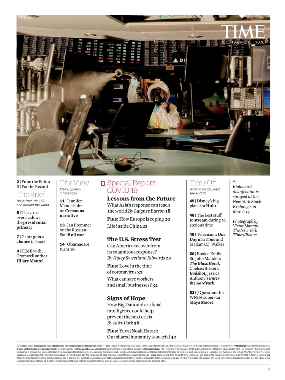 TIME Magazine Europe Preview Pages