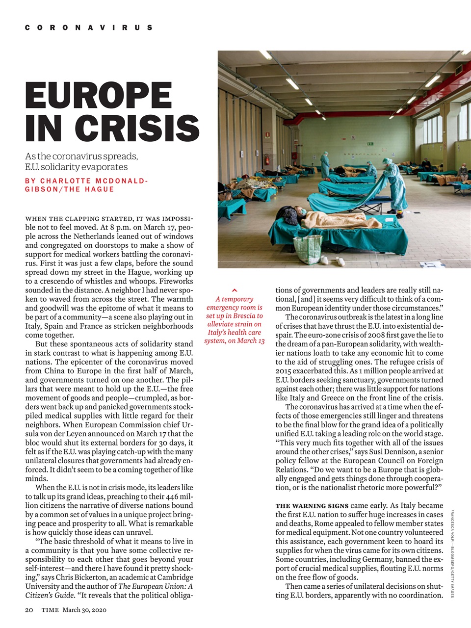 TIME Magazine Europe Preview Pages