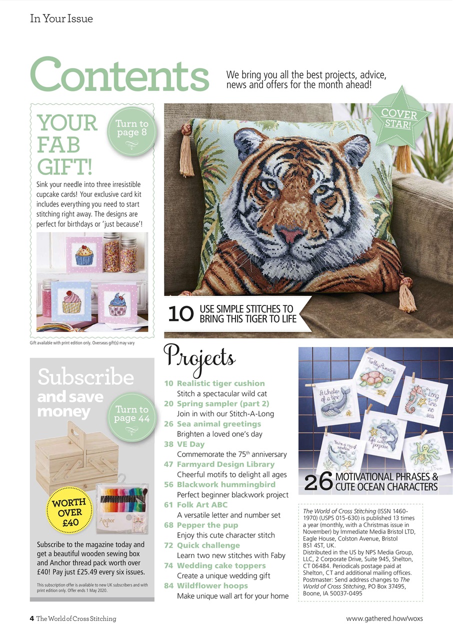 The World of Cross Stitching Preview Pages