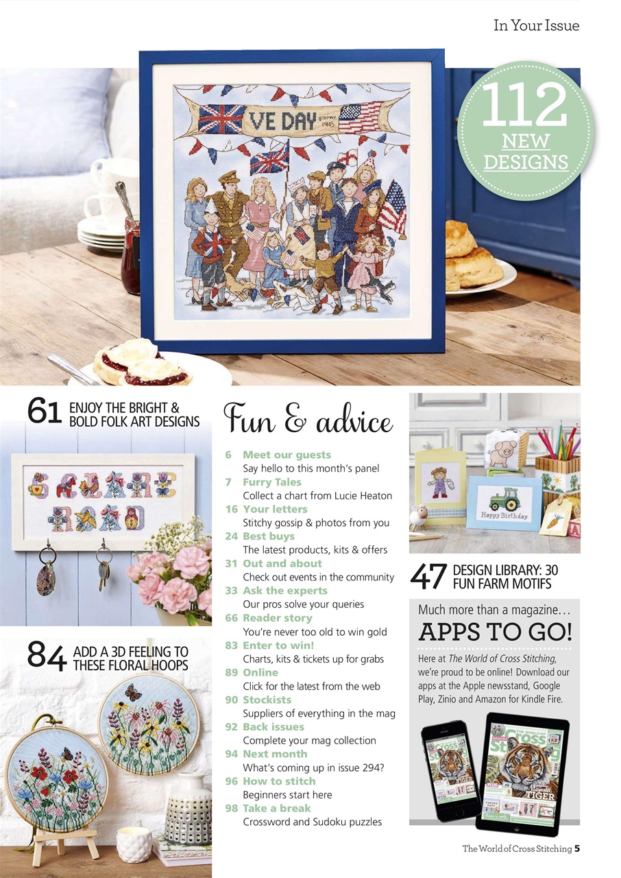 The World of Cross Stitching Preview Pages
