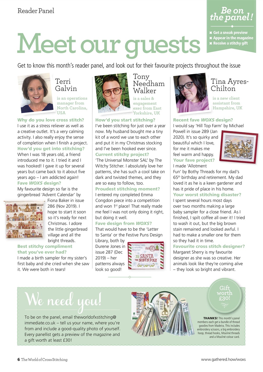 The World of Cross Stitching Preview Pages