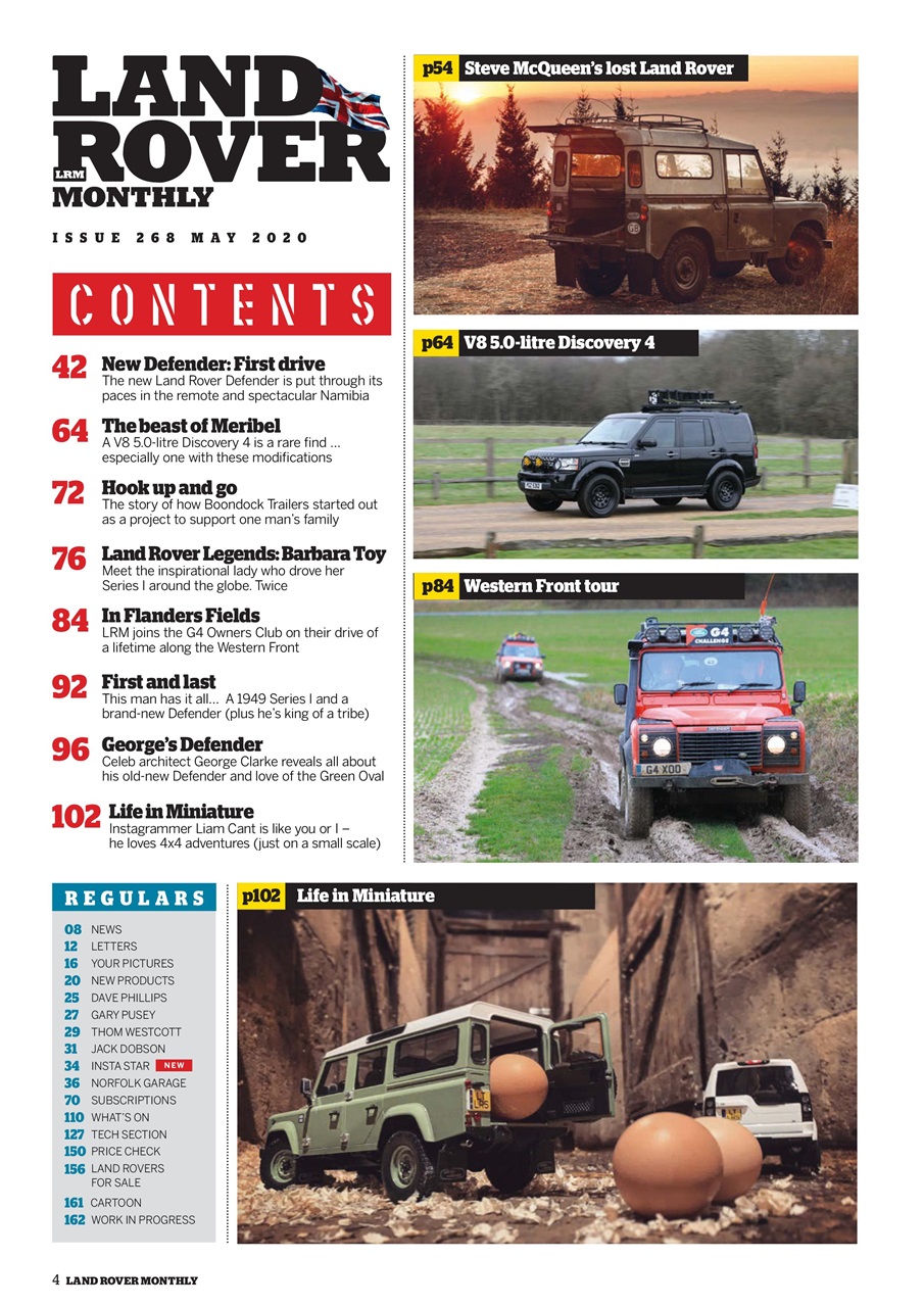 Land Rover Monthly Preview Pages