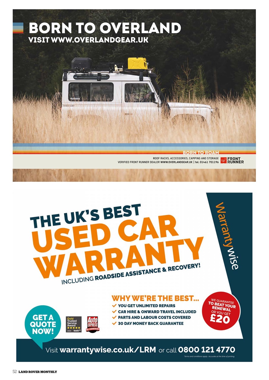 Land Rover Monthly Preview Pages