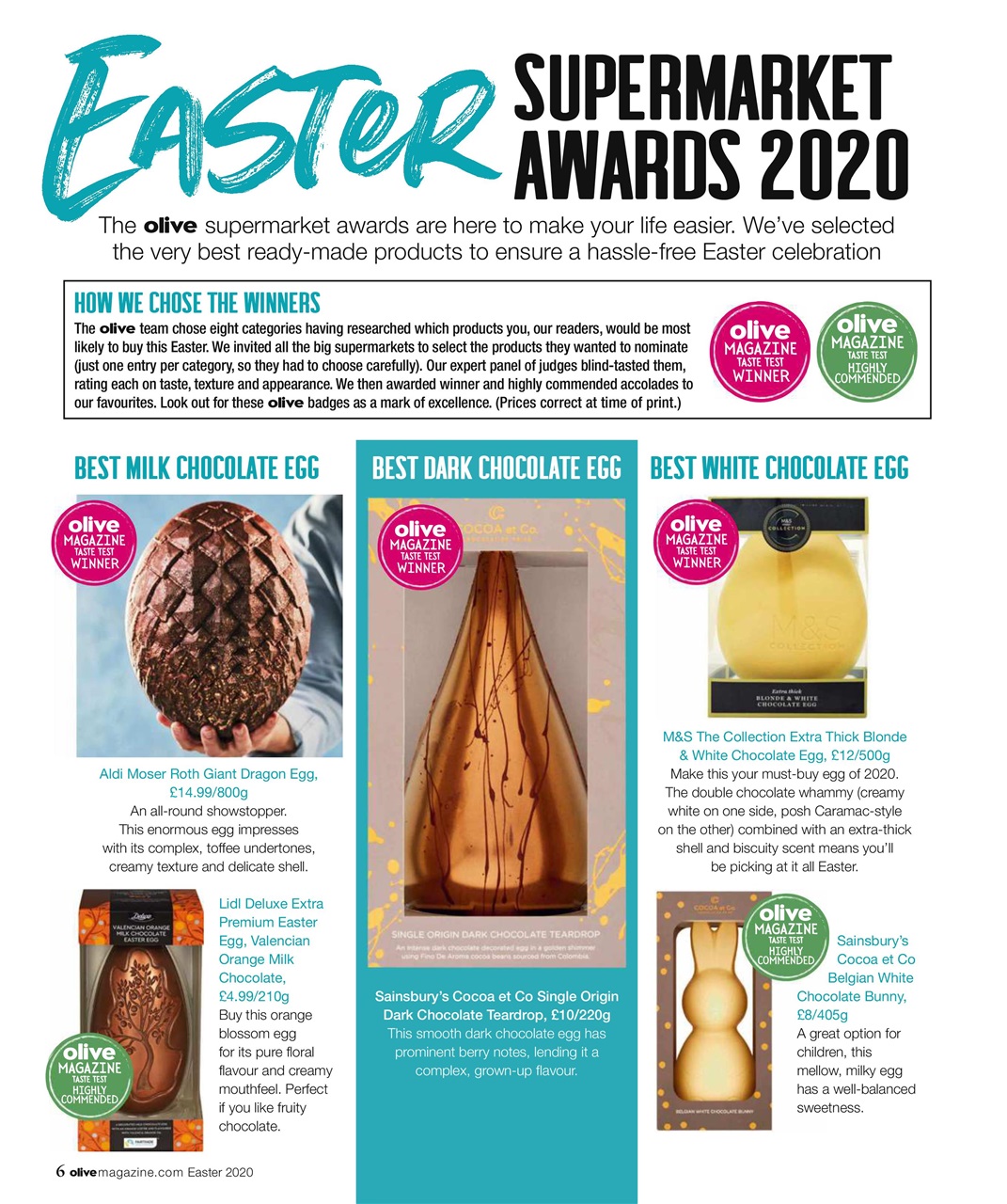 Olive Magazine Preview Pages