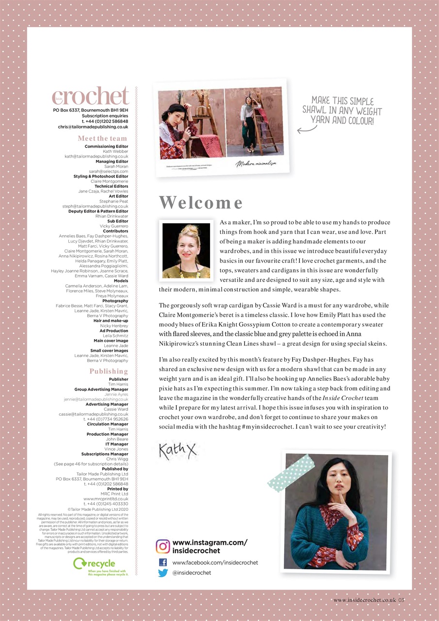 Inside Crochet Preview Pages