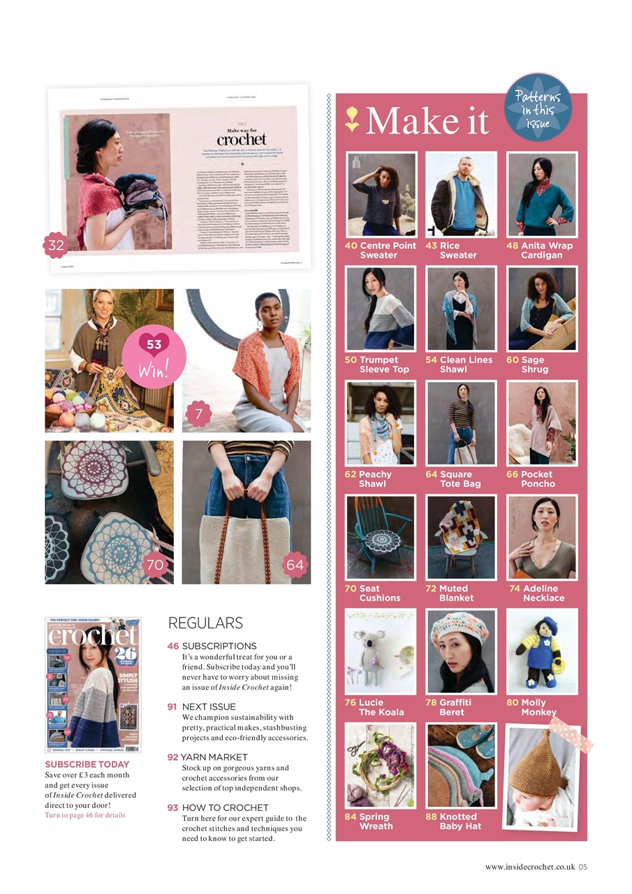 Inside Crochet Preview Pages