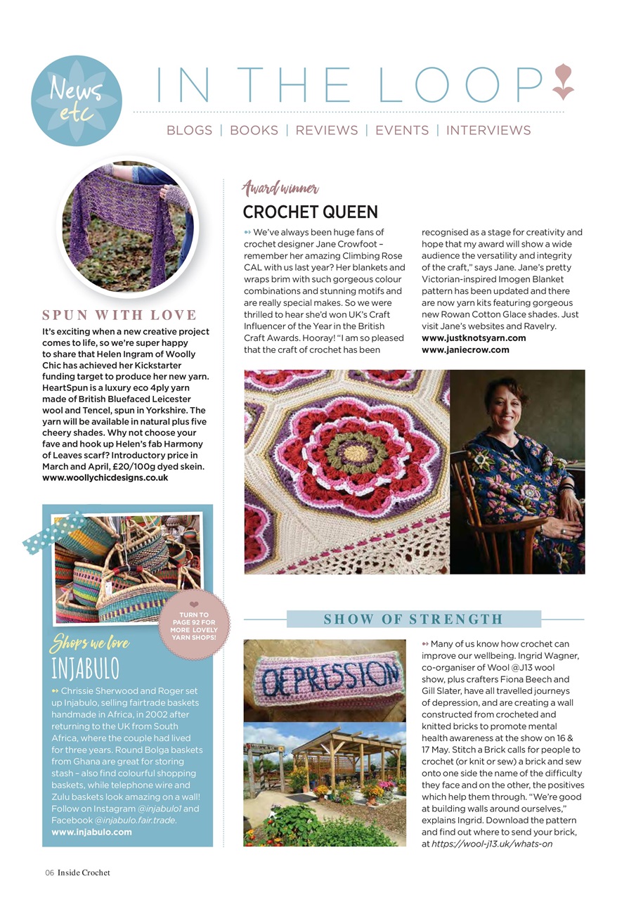 Inside Crochet Preview Pages