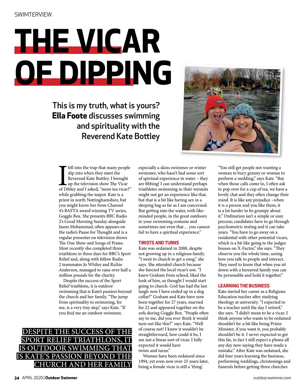 Outdoor Swimmer Preview Pages