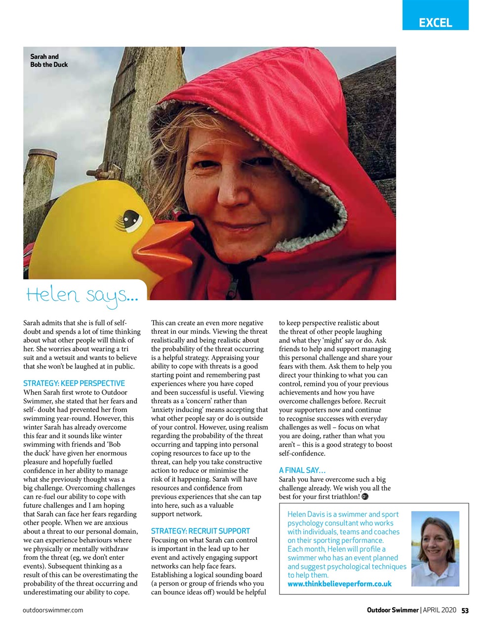 Outdoor Swimmer Preview Pages