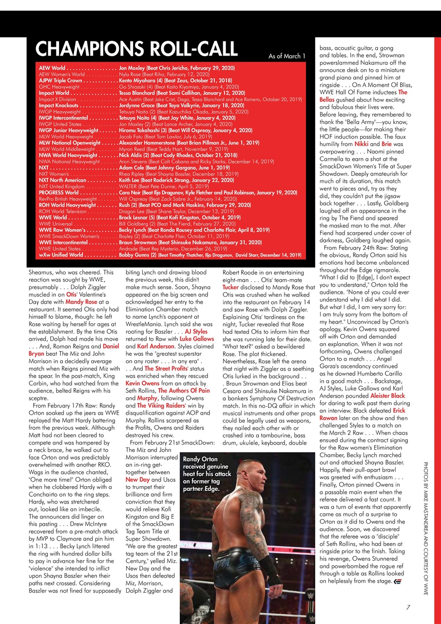 Wrestletalk Magazine Preview Pages