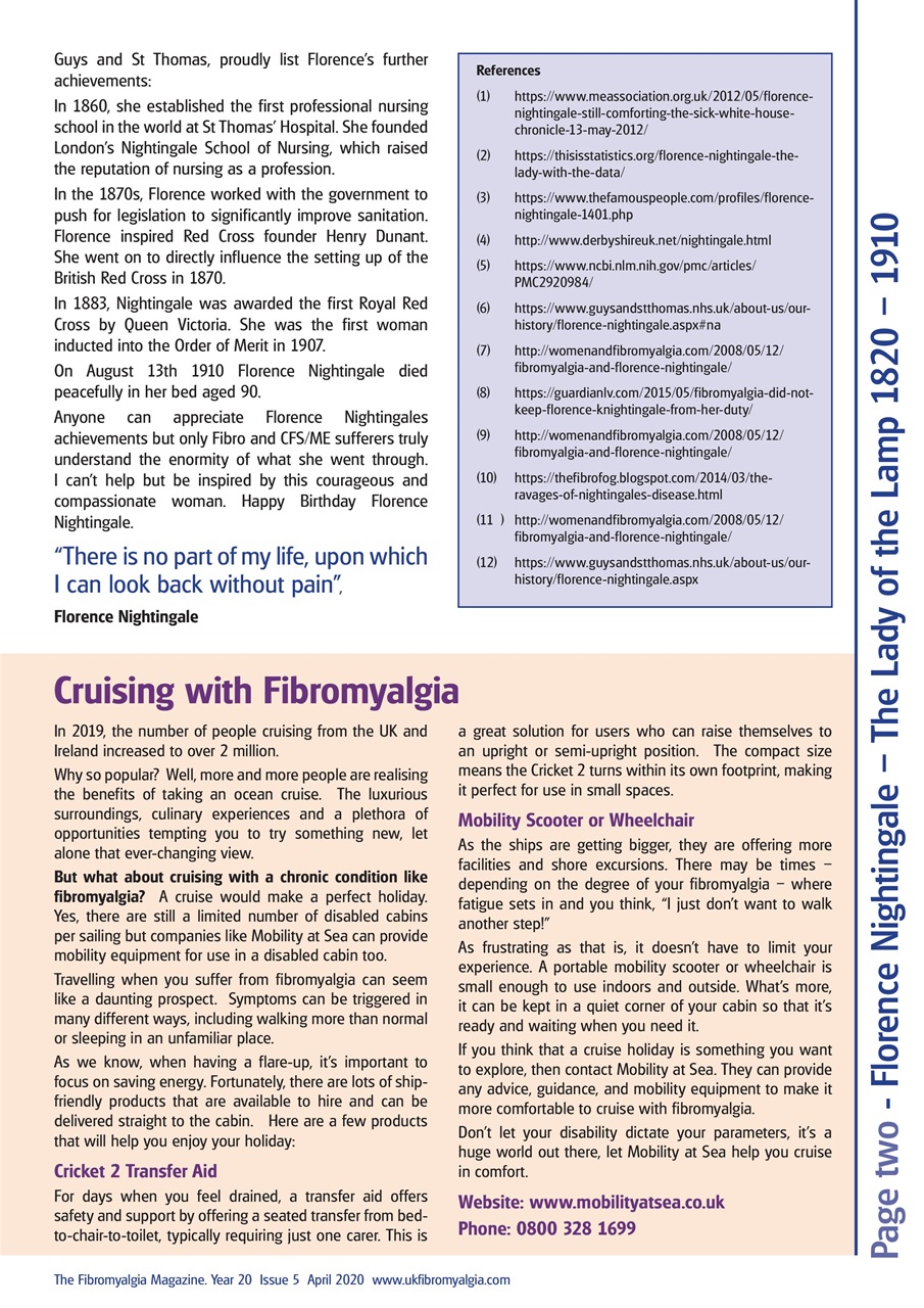 Fibromyalgia Magazine Preview Pages