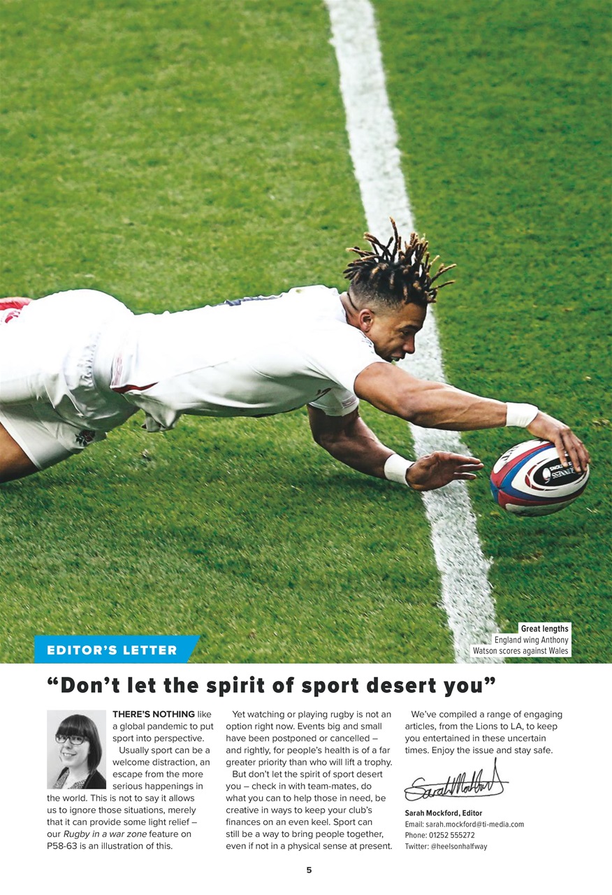 Rugby World Preview Pages