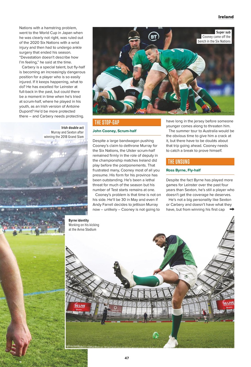 Rugby World Preview Pages