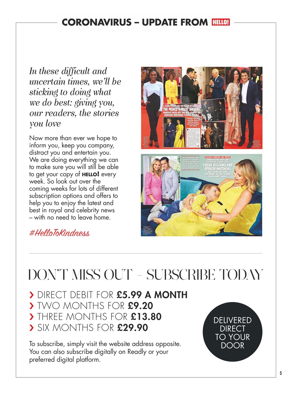 Hello! Magazine Preview Pages