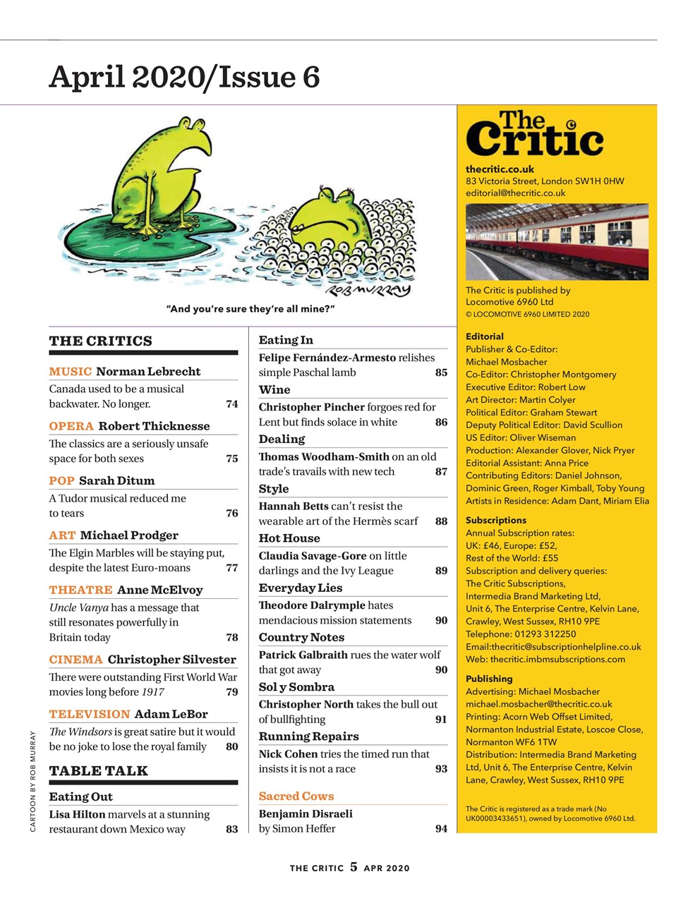 The Critic Preview Pages