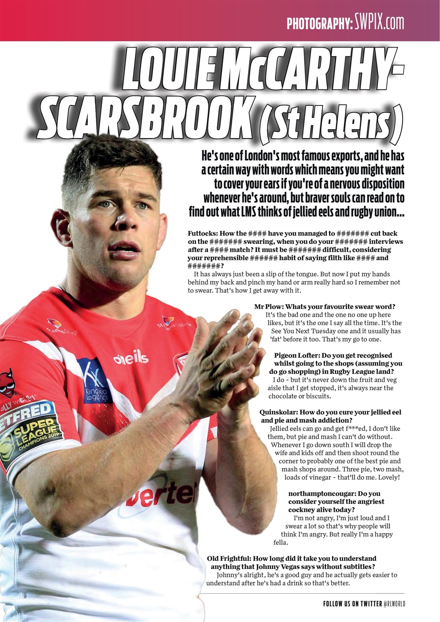 Rugby League World Preview Pages